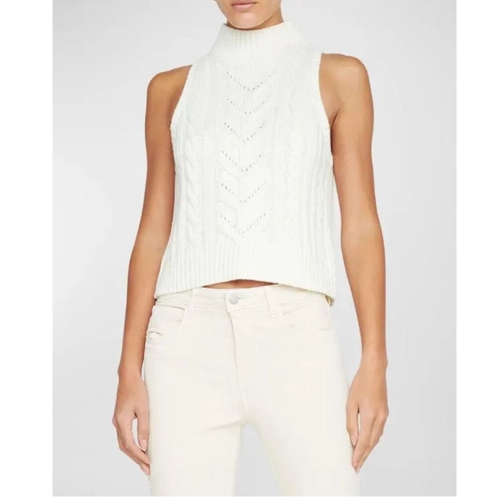 NWT L’Agence Bellini Cable Knit Turtleneck